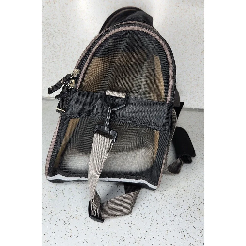 Bergan Comfort Carrier Bag Airline Approved Small Pets Dog/Cat Black Brown